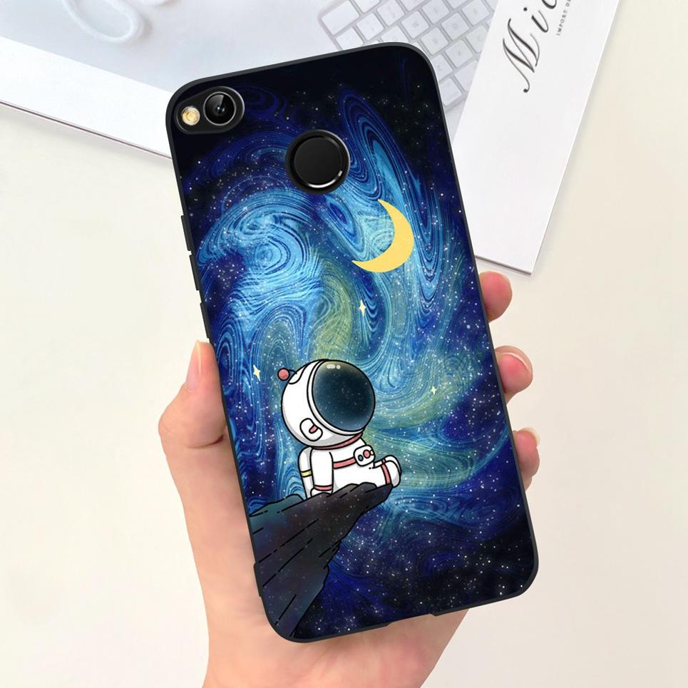 For Cover Xiaomi Redmi 4X Phone Case 2023 New Fashion Black Cat Sky Astronaut Back Bumper Soft Silicone TPU For Redmi4x 4 x