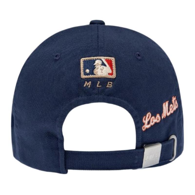MLB Cotton Baseball Caps Unisex Blue Fashion 3ACPB105N-09NYP
