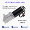 5840-36ZY Worm Gear DC Reduction Brush Motor 12v24v High Torque 6-470rpm MAX-Torque 100KG Right Angle Motor with Encoder CW/CCW