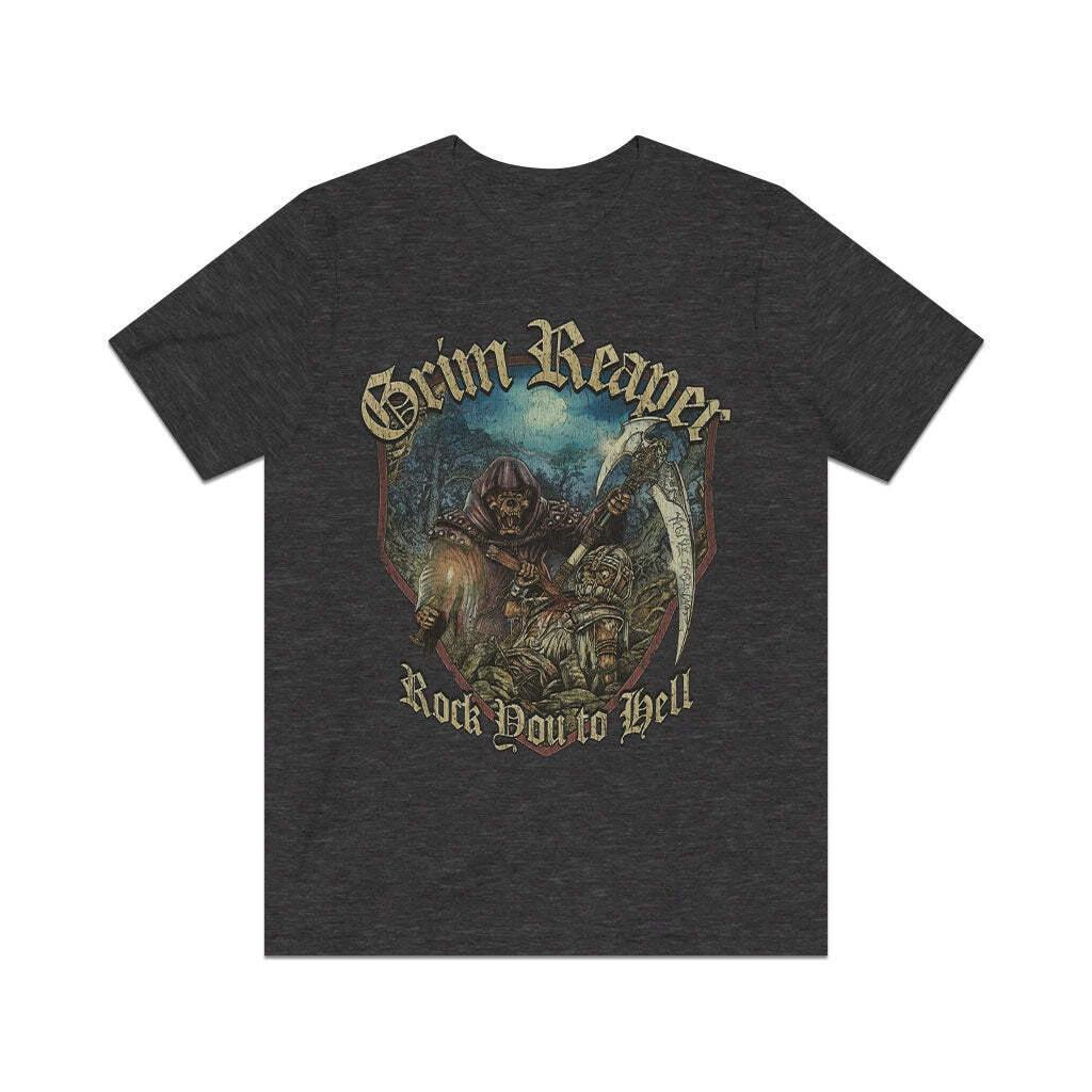 

Rock You to Hell 1987 Vintage Men s T shirt 4XL