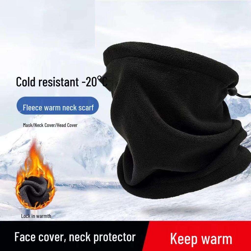2025 Winter Unisex Cycling Neck Gaiter - Windproof, Cold-resistant, Fleece-lined, Thickened for Outdoor Sports