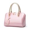2025 Patent Leather Shiny Women's Boston Bag - Fashionable Single Shoulder & Crossbody Handbag
