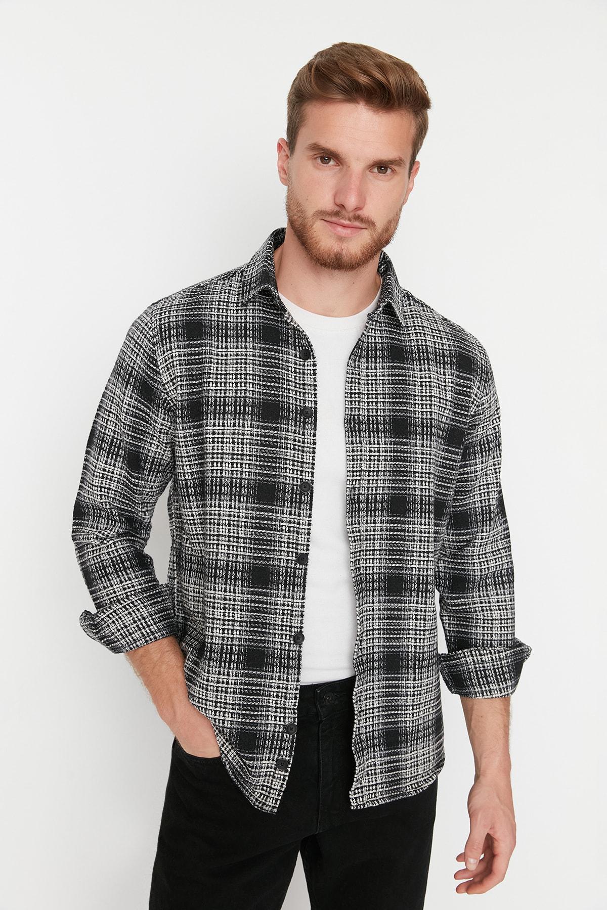 

Рубашка - Черный - Классический крой