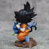 10CM Anime Dragon Ball Z Son Goku Figur Modell Spielzeug Hält Poole Niedliches Modell Spielzeug Geschenk Sammlung Kindheit Goku Action Figur
