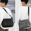 Oxfords Toted Bag for Men Shoulder Crossbody Handbag with Multi Pockets Zipper for Work Office Travel and Daily Use