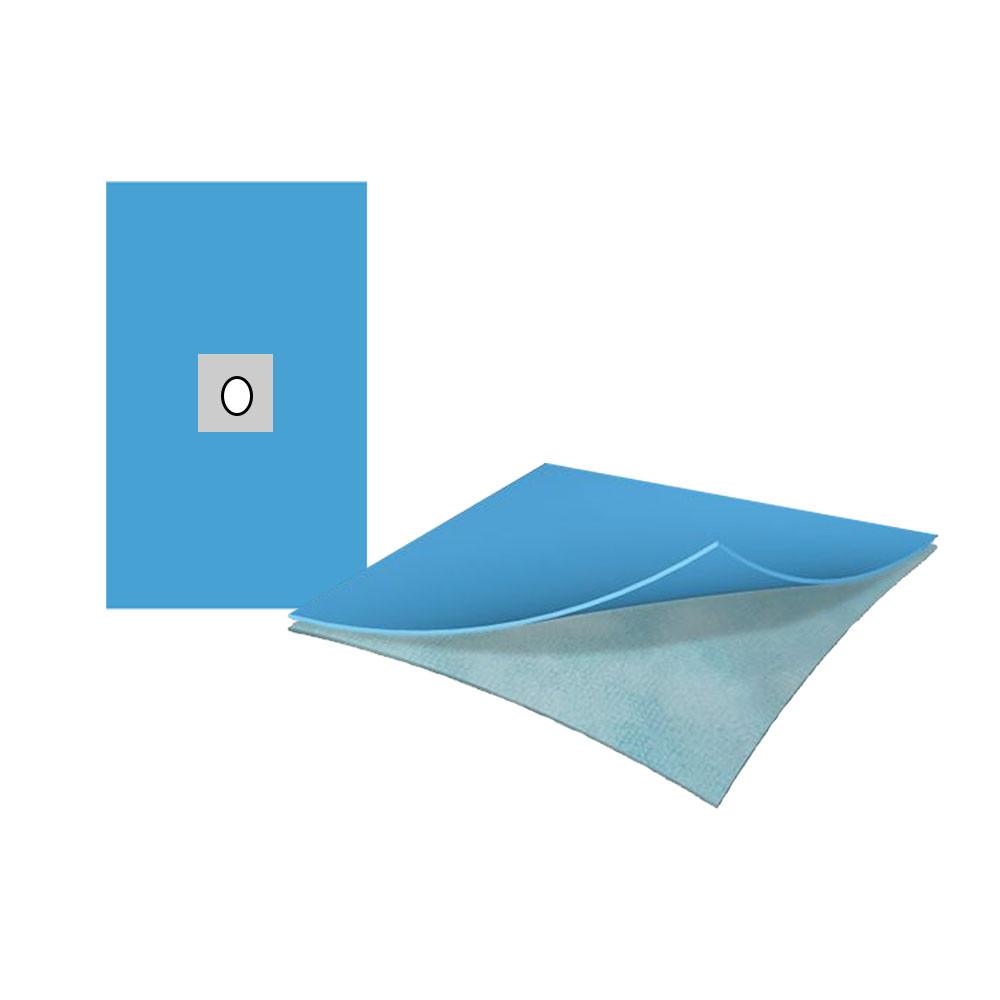 Surgical Drape 45cm X 75cm With Adhesive Hole 6x8cm 40g 2w Sterile Alphatex 60pcs