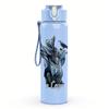 1PC Blue Demon Fantasy Dark Grunge Print 750ml Portable Sports Water Bottle Leakproof Gym Outdoor Travel Drink Cup