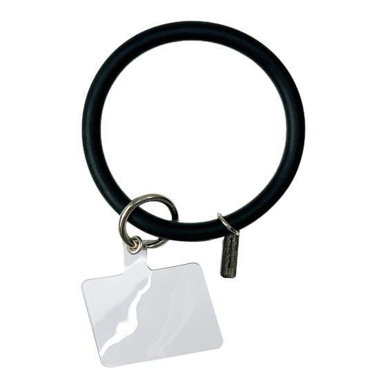 

Телефон с защитой от потери кольца, против падения, универсальный, износостойкий, удобный для ношения, высокая прочность, защита телефона, силиконовый мобильный телефон чёрный