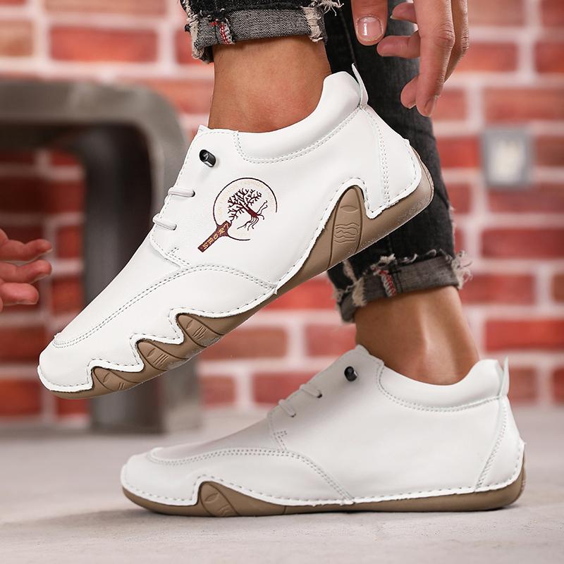 

Модная мужская повседневная обувь лоферы из искусственной кожи, дизайнерский набор для обуви для лодки, высококачественные повседневные кроссовки, дешевая распродажа обуви, бесплатная доставка 2025 46 белый