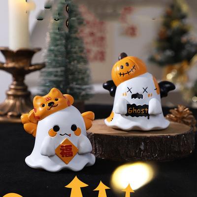 Christmas Cute Ghost Ornament Creative Desktop Decoration Emotional Stability Artifact April Fool's Day Gift for Friends