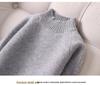 100% Pure Wool Kids' Thick Pullover Sweater - Warm Woolen Base Shirt for Boys & Girls