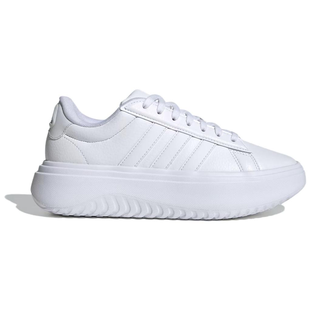 New Adidas Grand Court Platform Cloud White Crystal White Women's IE1089