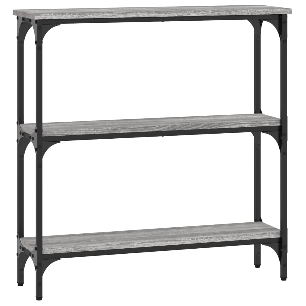 Console Table Grey Sonoma 75 x 22.5 x 75 cm Engineered Wood