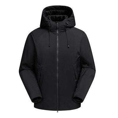 Men's Large Size Hooded Cotton-padded Jacket Solid Color Cotton Jacket Winter Warm Casual YKK Technology Cotton Down Cotton Jacket