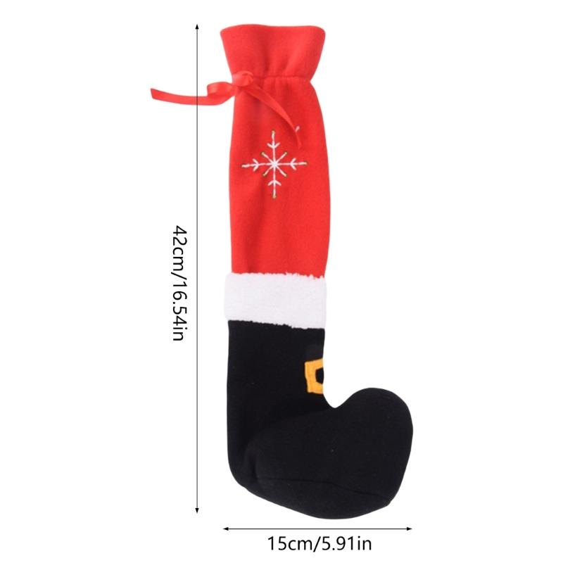 Christmas Table Leg Covers Chair Foot Covers Table Feet Socks Slip Resistant Add Atmosphere To Holiday