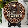 Metal Wall Art Poster, Themed Tin Sign for Bathroom, Universal Accent for Bar Interior