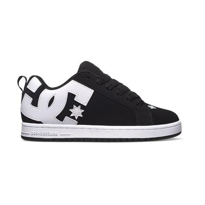 Court Graffik Sneakers Nubuck Leather Black