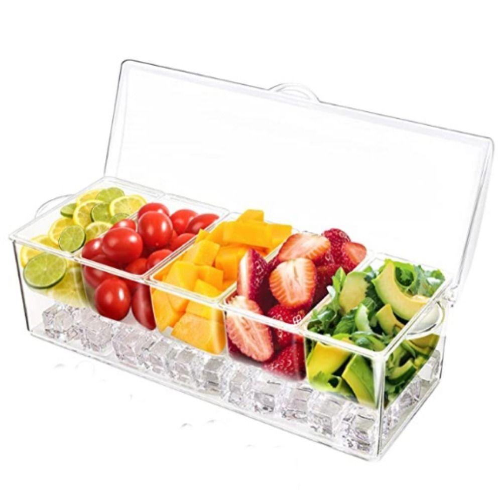 Kuchyňské doplňky Nádoby na koření Chladicí box Servírovací tác na kořenky Dávkovač koření