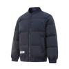 Li Ning Wade Series Sport Minimalist Stand Collar Zipper Letter Comfortable Versatile Down Jacket Men Jacket AYMU667-1