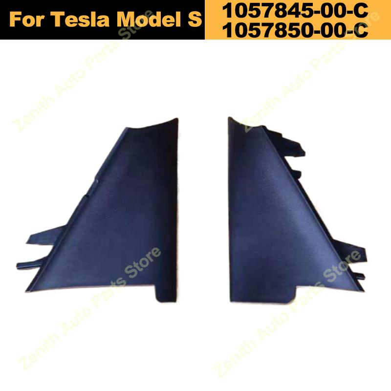 Front Bumper Tow Hook Cover Cap For Tesla Model S 1057850-00-C 1057845-00-C 1057845 2016- Right/Left Car Accessories