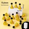 Children's Day Cupcake Toppers: Cute Cartoon Inserts - 61 Pieces