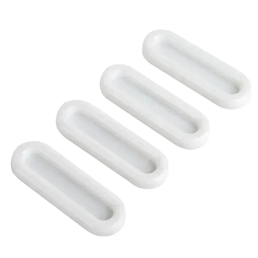 2Pair Door Handles for Cabinets Wardrobes Glass Drawers Plastic Material Suitable for Various Furniture Applications