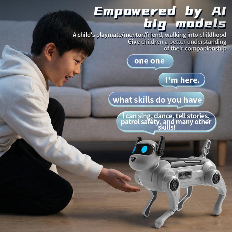 Electronic Pets Dog Assembly Intelligent Robot Children'S Educational Toys Voice Control Simulated Pet Puppy Toy Birthday Gifts