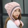 Women's Trendy Korean Style Knit Hat with Ear Protection - Warm, Versatile, Fashionable, Plus Velvet, Plus Thick, Perfect for Autumn and Winter