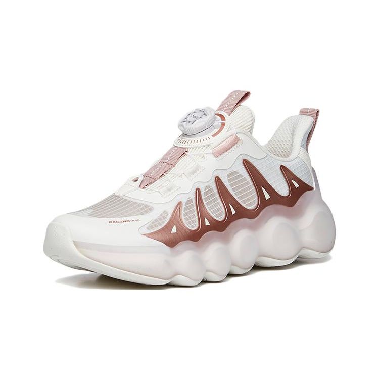 Anta Kids Starry Anti-Slip Shock Absorbing Durable Casual Shoes Kids Shoes White Platinum 322238889-6