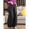 New Summer Casual Pants for Women Drape and Versatile Loose Slim Women's Retro Nine-point Wide-leg Pants for Women