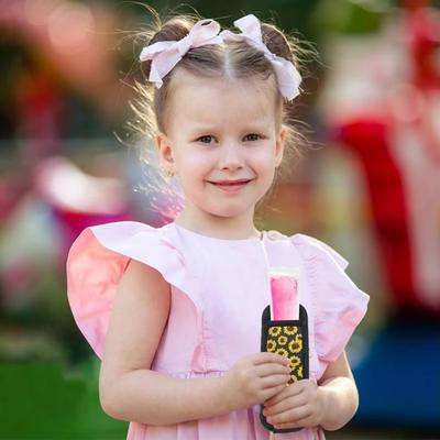 Popsicle Holders Bags Ice Pop Reusable Cartoon Pattern For Yogurt Tubes Freezer Juice Bars Colorful Sleeves Protective Cover