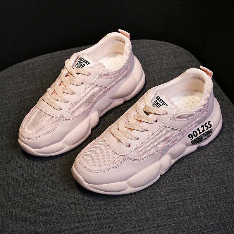 

2025 весна и осень новые женские универсальные ins трендовые популярные студенческие кампусные высокая ценность мягкая подошва легкая спортивная обувь 40