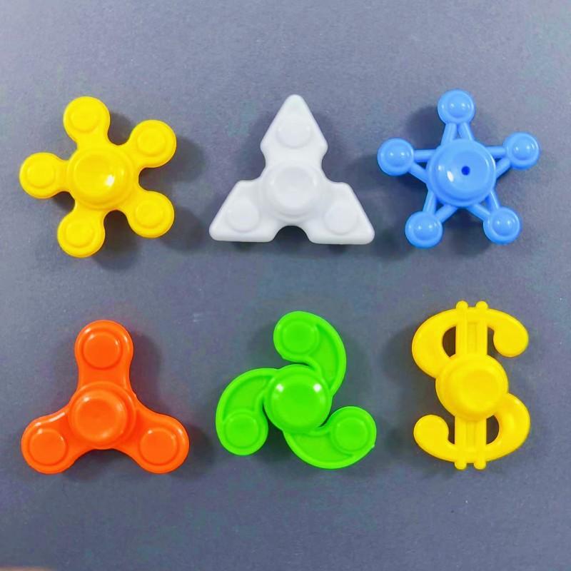 Children'S Finger Gyroscope Mini Fingertip Rotating Gyroscope Plastic Toy Egg Ghost Accessories Activity Gift Toys