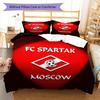 Spartak Moscow Roar Bedding Quilt Set Quilt Cover Pillowcase Home Decoration Birthday Gift (1 * duvet cover + 2 * pillowcase, without core)