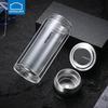 LOCK&LOCK LLG6012 Double-Layer Tea Infuser Glass Bottle