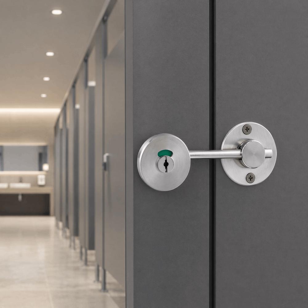 Indicator Indicator Lock Stainless Steel Door Indicator Lock Vacant Engaged Lock Public Toilet