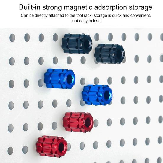 Bicycle Crank Remover Tool Hollow Plum Magnetic Universal Mini Adsorption Crank Arm for Bike Repairing