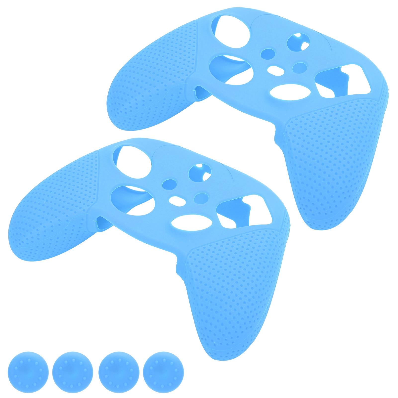 2pcs Antiskid Silicone Game Console   Gamepad Handle Grip for   Series S X(Red )