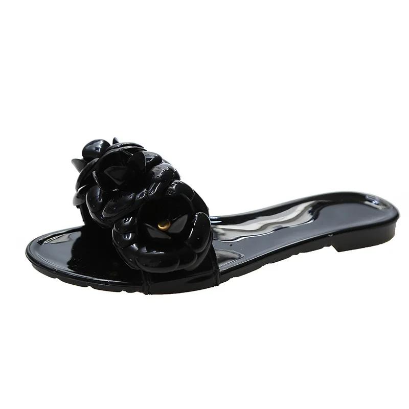 Women Slippers Summer Outside Flat Bottom Slippers Fashion Jelly Sandals Women New Beach Women's Shoes Sandalias De Mujeres