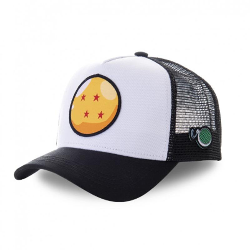 Neue Dragon Ball Son Goku Kappe Sommer Reise Schirmmütze Herren Stickerei Hip-Hop Kappe Stil Sonnenschutz Verstellbare Trucker Mesh Kappe