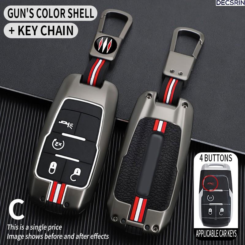 3/4/5/6 Buttons Car Remote Key Case Cover Shell Fob For Dodge RAM 1500 2500 3500 4500 5500 Pickup 2019 2020 2025 2025 Accessory