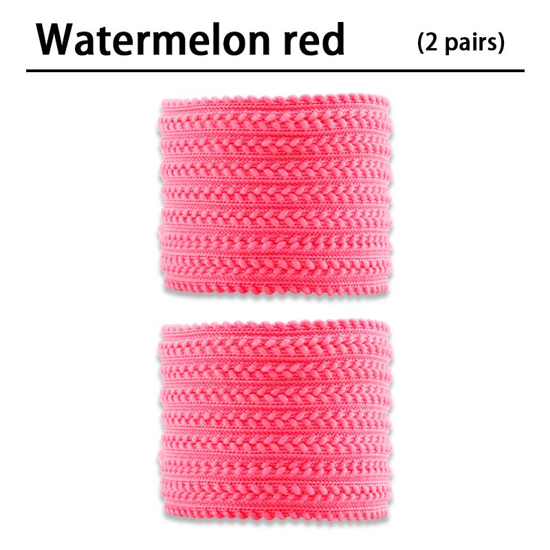2Pair Flat Rope Shoelaces for Running Sneakers 6MM Elastic Athletic Shoelaces Replacement for Trainers 120/140/160CM Accessories
