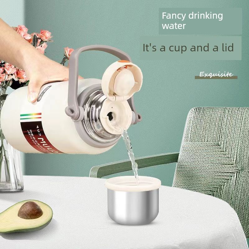 Large Capacity Vacuum Cup 316 Stainless Steel Outdoor Household Satchel Water Kettle Student Neutral Convenient Sports Drinking Cup