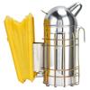 Pointed Beehive Smoker with Heat Protection Board Stainless Steel Bee Smoker for Bee House