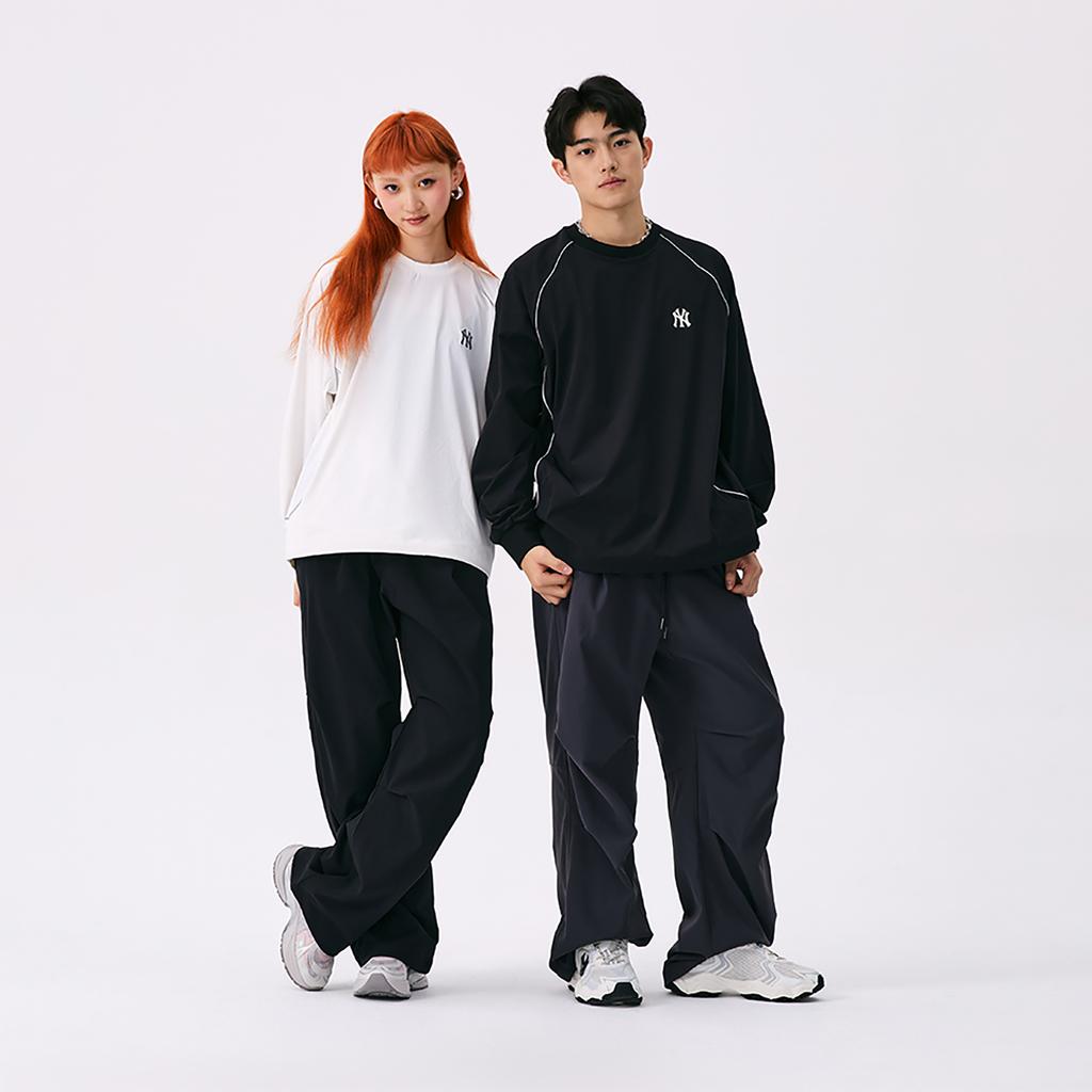 New MLB New York Yankees Basic Collection Sweatshirt Unisex Black 3AMTB0851-50BKS