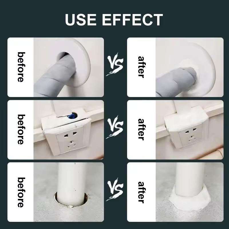 1/5/10/20Pcs Bathroom Solid Glue Waterproof Sealant Wall Hole Sealant Seal Sealing Paste Sewer Pipe Caulking Agent Super Sealers