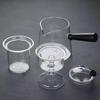 Glass Teapot with Wooden Side Handle