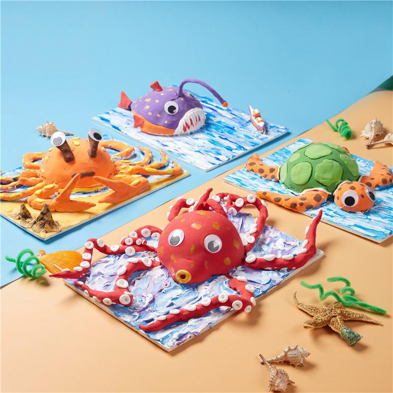 Ocean s Carnival 3D Art & Craft Kit for Kids - Creative & Educational Artwork Pack for Kindergarten