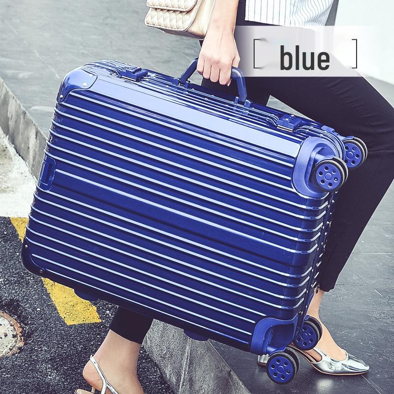 Scratch-Resistant Aluminum Trolley Suitcase - Luxury Travel Luggage in 20/22/24/26/29 Inch Sizes