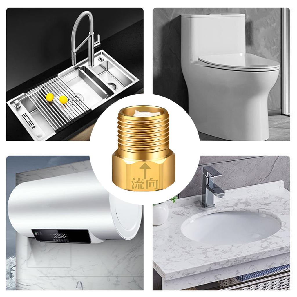 Mises à niveau Clapets anti-retour en laiton Clapets anti-retour sans retour Clapets anti-retour unidirectionnels Clapets anti-retour pour l'eau